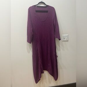 Blue Fish Purple Dress